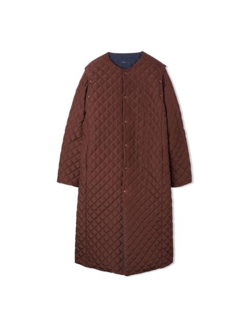 SUNNEI LONG QUILTED JACKET / chestnut
