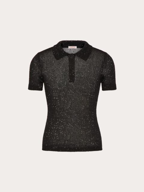 Valentino NYLON THREAD POLO SHIRT