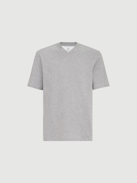 Brunello Cucinelli Cotton jersey V-neck T-shirt