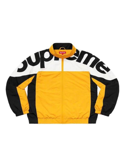 Supreme Supreme FW19 Week 1 Shoulder Logo Track Jacket 'Yellow' SUP-FW19-019