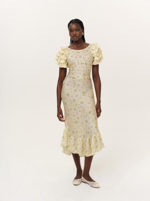 For Love & Lemons Liam Floral Maxi Dress
