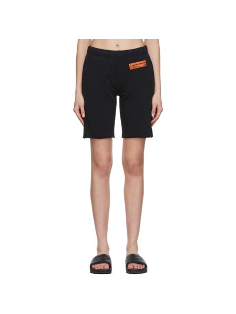 Heron Preston Black Organic Cotton Shorts