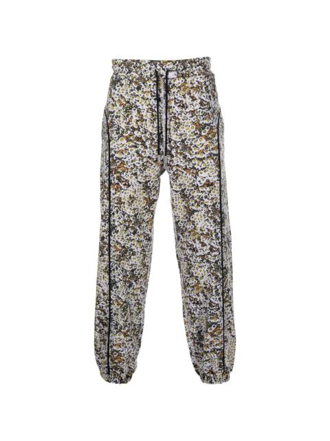 ECKHAUS LATTA graphic-print fleece sweatpants