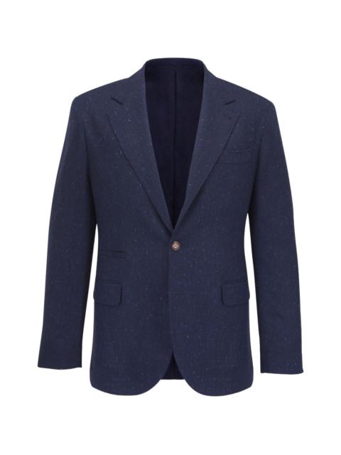 Brunello Cucinelli speckled notched suit
