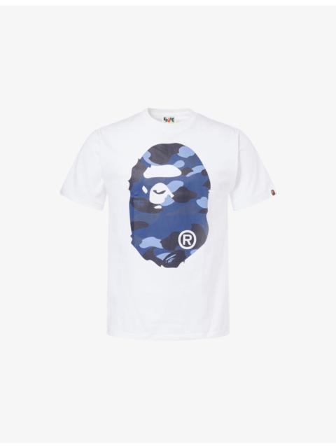 A BATHING APE® Colour Camouflage Big Ape Short-Sleeve Cotton T-Shirt