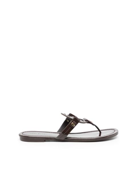 TORY BURCH Miller logo-plaque leather sandals
