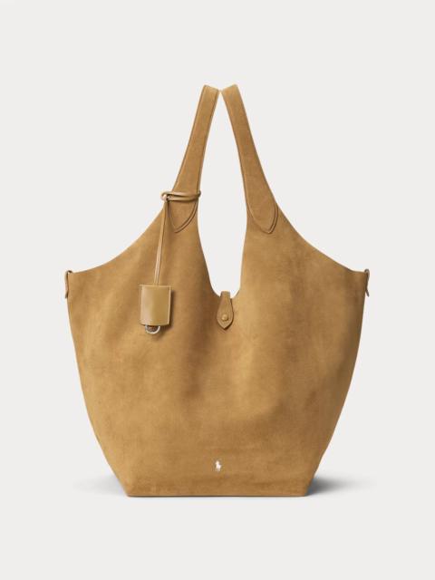 Polo Ralph Lauren Polo Play Suede Large Tote