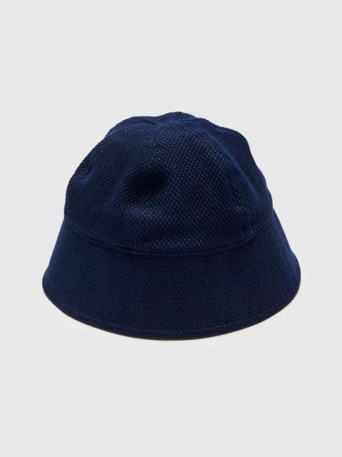 Blue Blue Japan Light Sashiko Bucket Hat in Pure Indigo
