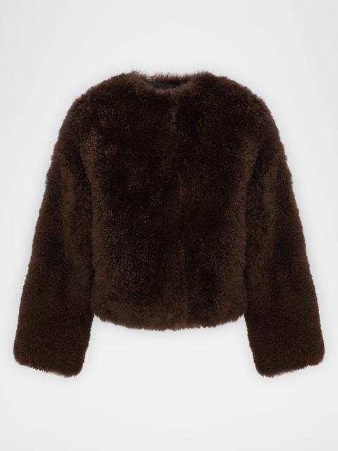 Yves Salomon Long-Haired Shearling Jacket