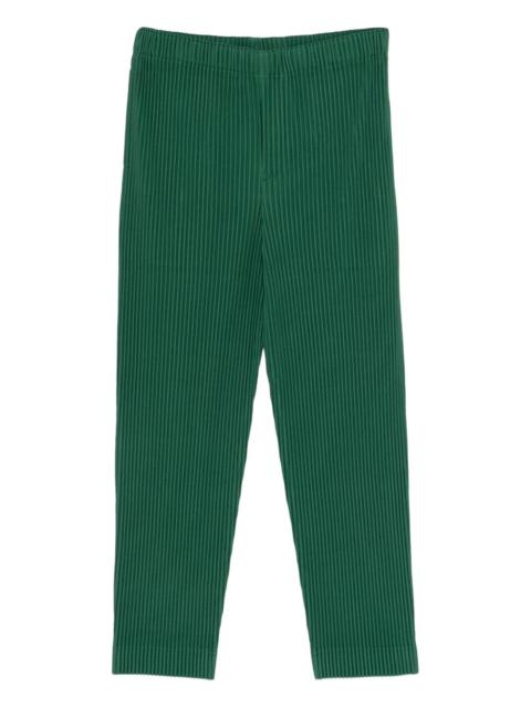ISSEY MIYAKE pleated straight-leg trousers