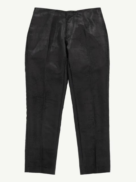 MM6 Maison Margiela Distressed jacquard trousers