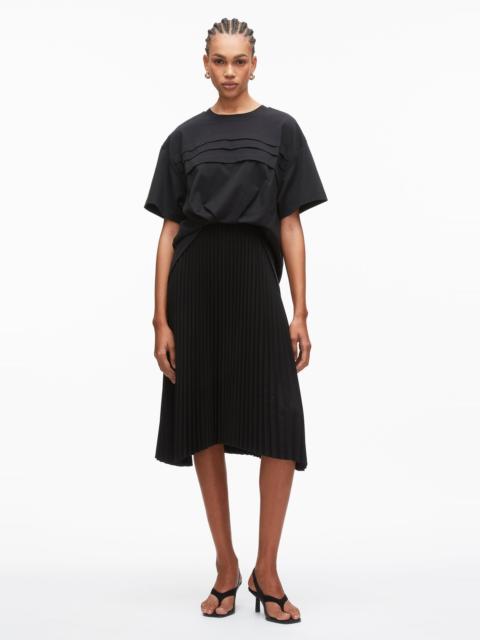 3.1 Phillip Lim Pleated Tucked T-Shirt Combo Dress
