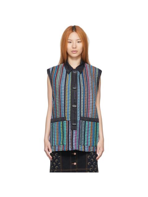 Marine Serre Multicolor Cotton Vest