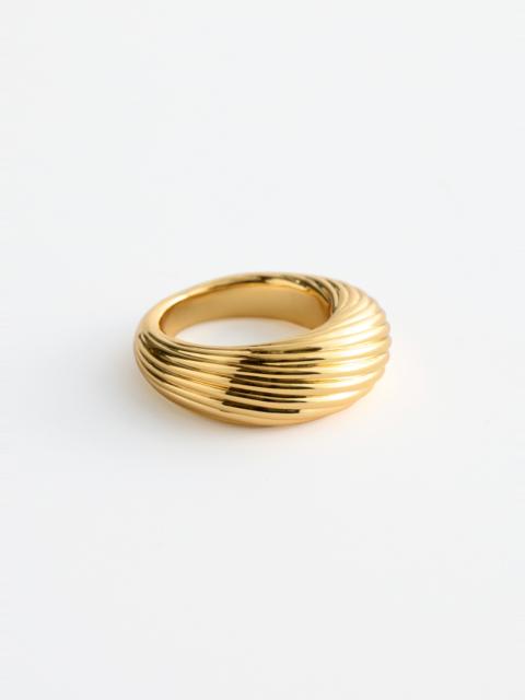 & Other Stories Fluted Ring