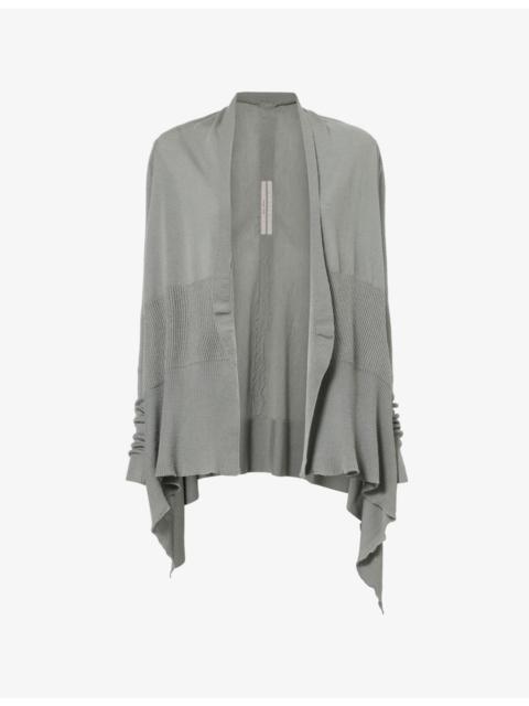 Rick Owens Medium Wrap Asymmetric Wool Cardigan