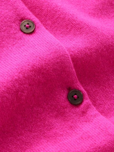 BODEN Eva Cashmere Cropped Cardigan-Pop Pansy