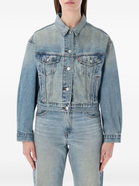 Levi's Cropped '90s~buttoned trucker jacket