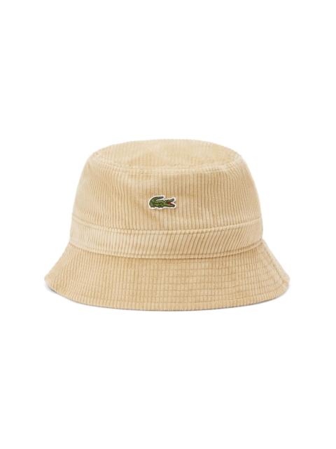 LACOSTE corduroy bucket hat