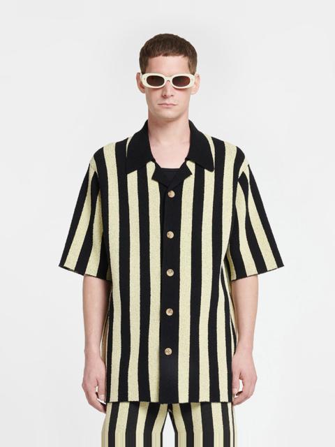 Striped Terry-Knit Shirt