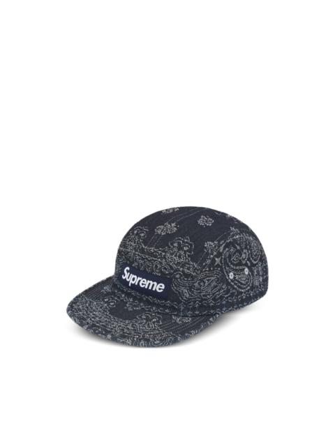 Supreme bandana-jacquard denim cap | REVERSIBLE