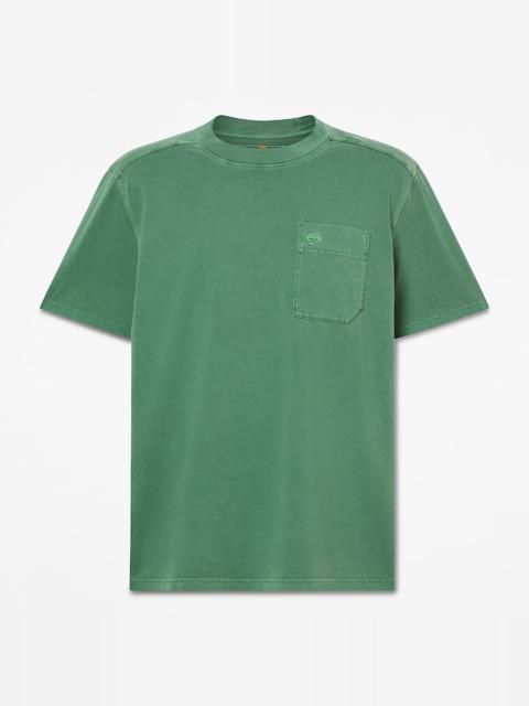 Timberland Men's Merrymack River Garment Dyed Chest Pocket T-Shirt