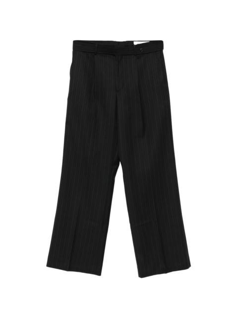 Tonywack Tonywack Pinstripe-pattern Belted Trousers