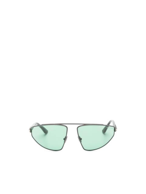 TOM FORD Parker 02 geometric-frame sunglasses