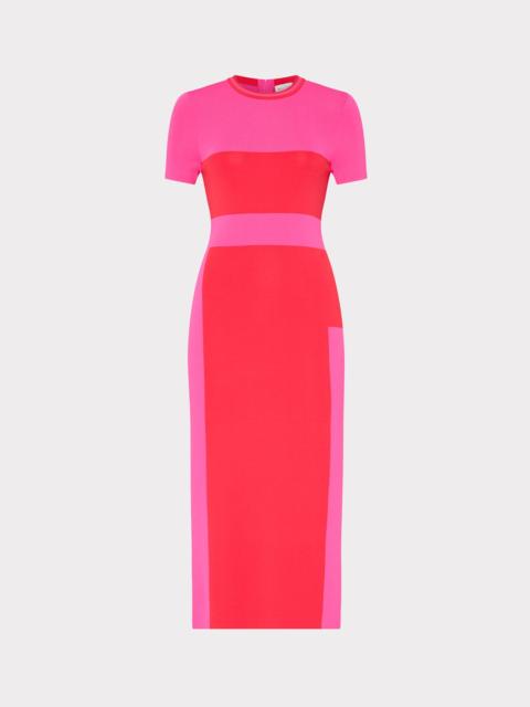 MILLY Shohona Colorblock Knit Dress
