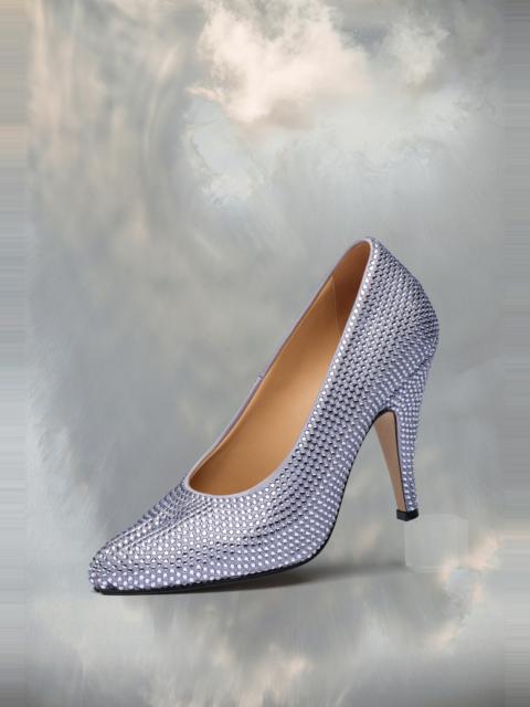 Tabi rhinestone pump