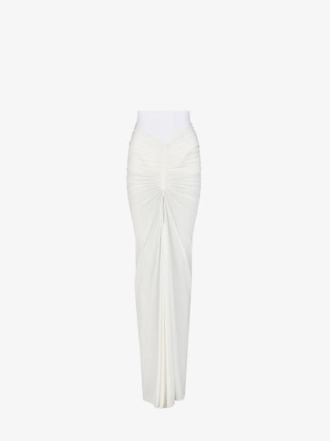 Alaïa DRAPED JERSEY SKIRT