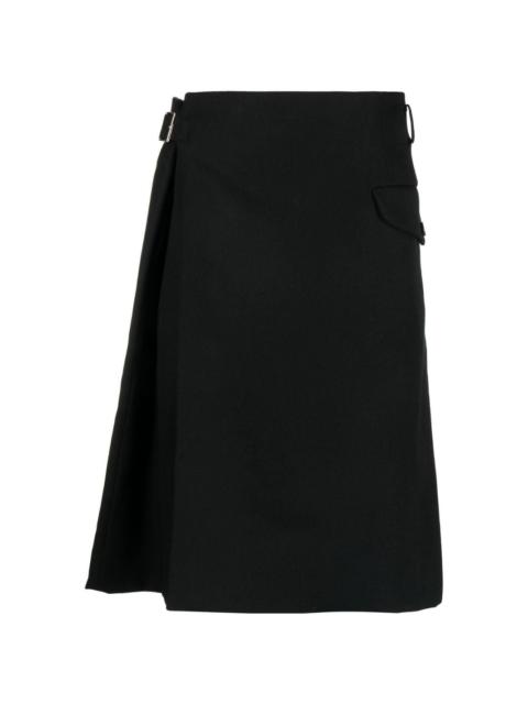 Comme Des Garçons kilt-detail tailored shorts