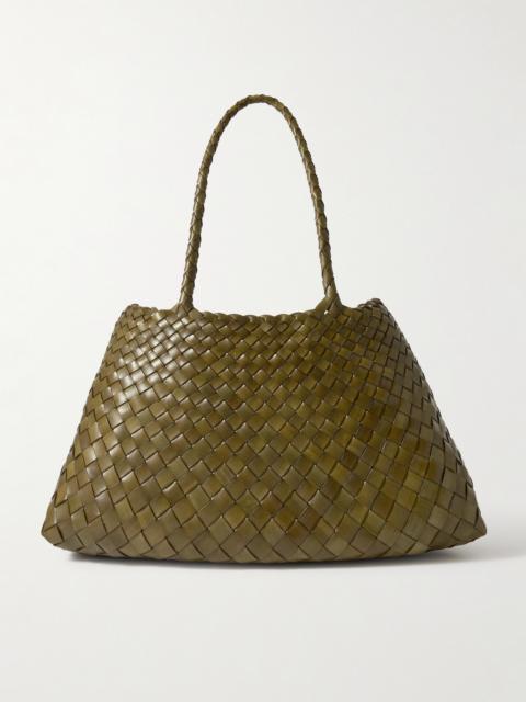DRAGON DIFFUSION Santa Croce Big Woven Leather Tote