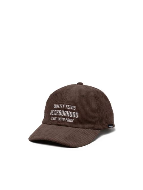 NEIGHBORHOOD corduroy strap-back baseball hat