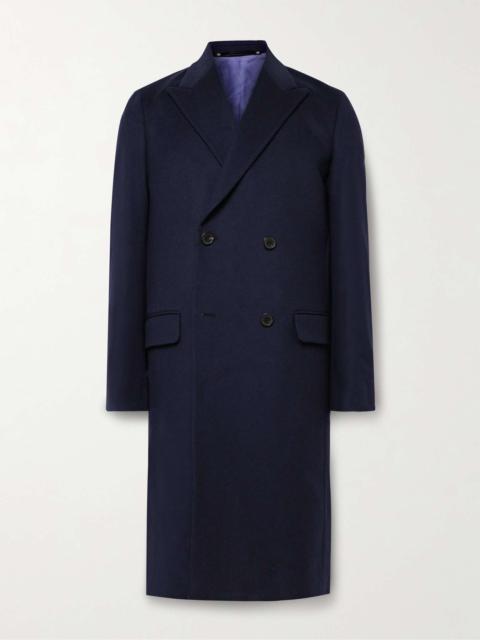 Double-Breasted Wool and Cashmere-Blend Coat