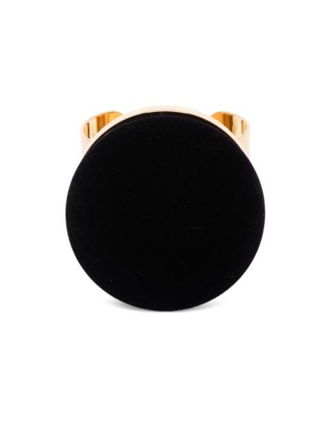 Moschino logo-engraved cuff bracelet