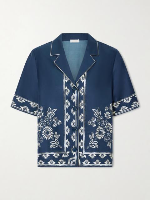 ERES Infusion Floral-print Silk-twill Shirt
