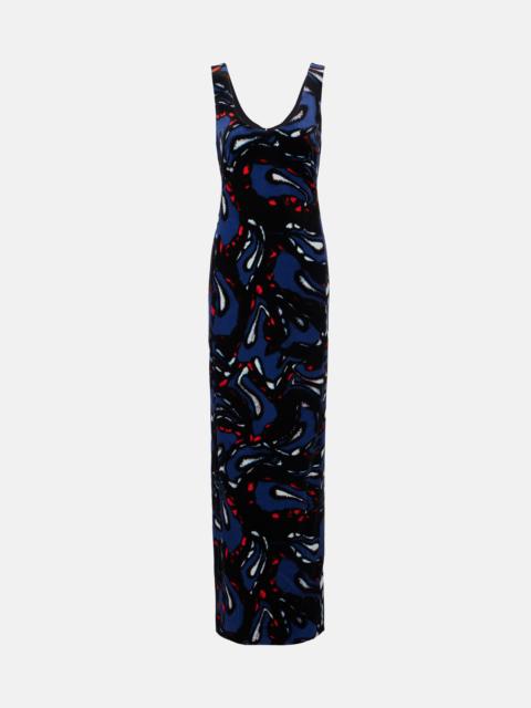 Dries Van Noten Debant printed cotton-blend maxi dress
