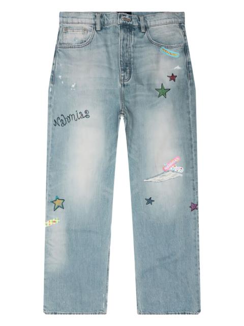 NAHMIAS star-embroidered jeans