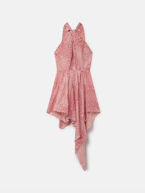 Stella McCartney Heart Print Halterneck Mini Dress
