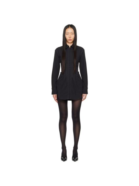 Dion Lee Black Tuxedo Minidress