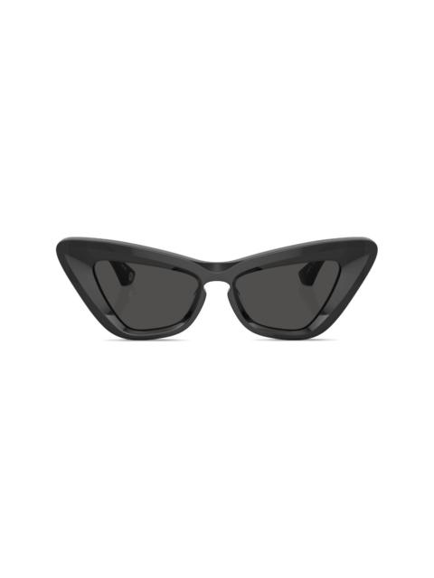 Burberry rose-monogram cat-eye sunglasses