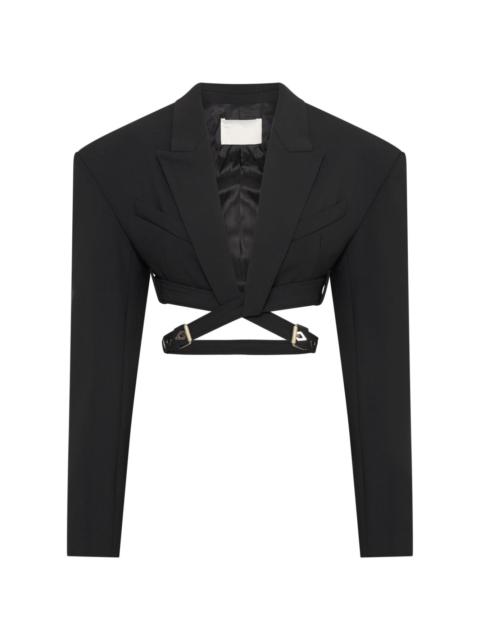 Dion Lee Constrictor cropped blazer