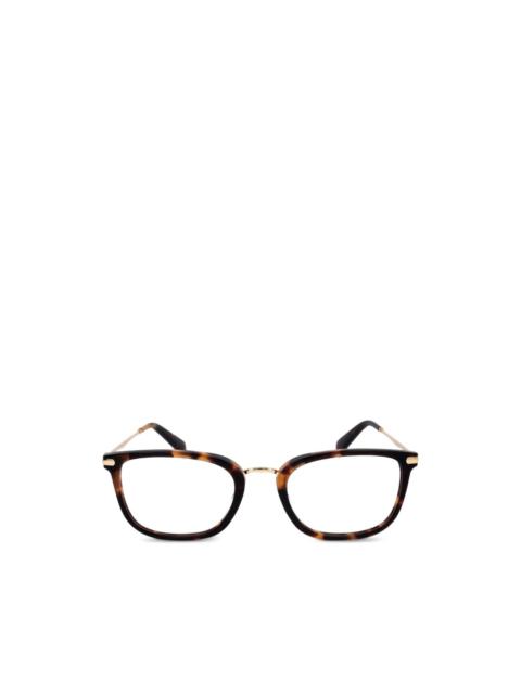 Levi's tortoiseshell-effect square-frame glasses