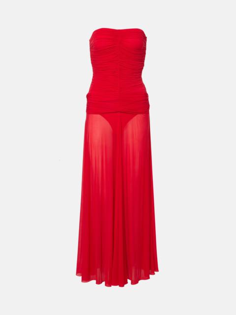 MAGDA BUTRYM Ruched cocktail dress