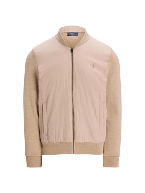 Polo Ralph Lauren Men's Hybrid Wool Full-Zip Sweater - Dune Melange