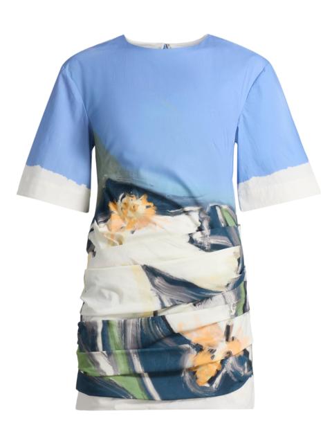SIGNIFICANT OTHER Women's Beaux Garden Print Draped Minidress - Posy Impression