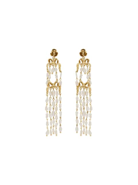 ALÉMAIS Django Bow & Pearl Duster Earrings