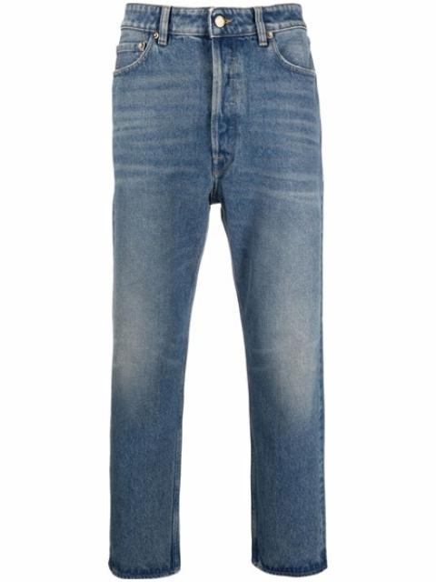 Men's slim fit jeans with medium wash