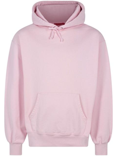 satin appliquÃ© "FW23 - Light Pink" hoodie