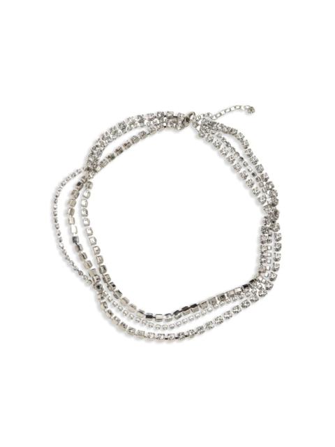 Calla crystal-embellished necklace